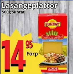 Supergrossen Lasangeplattor erbjuda