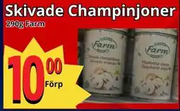 Supergrossen Skivade Champinjoner erbjuda