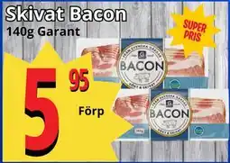 Supergrossen Skivat Bacon erbjuda