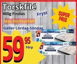 Supergrossen Torskfilé erbjuda