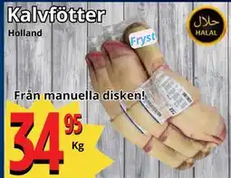 Supergrossen Kalvfötter erbjuda