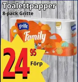 Supergrossen Toalettpapper erbjuda