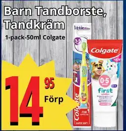 Supergrossen Barn Tandborste, Tandkräm erbjuda