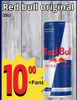 Supergrossen Red bull original erbjuda