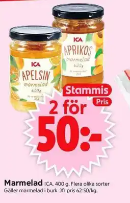 ICA Supermarket ICA Marmelad erbjuda