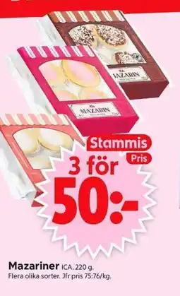 ICA Supermarket ICA Mazariner erbjuda