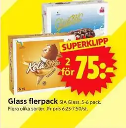 ICA Supermarket SIA Glass flerpack erbjuda