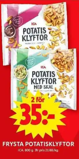 ICA Maxi ICA Frysta potatisklyftor erbjuda