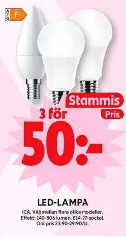 ICA Maxi Led-lampa erbjuda