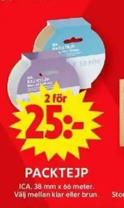 ICA Maxi ICA Packtejp erbjuda