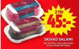 ICA Maxi GöL Skivad salami erbjuda