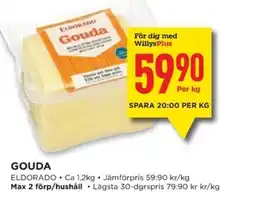 Willys ELDORADO Gouda erbjuda