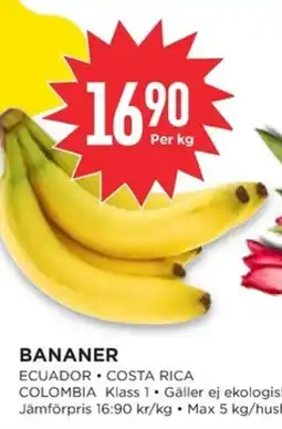 Willys Bananer erbjuda