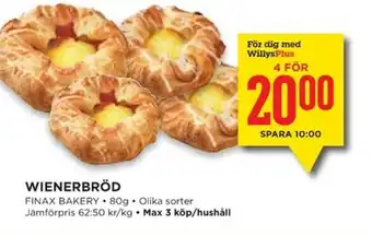 Willys Wienerbröd erbjuda