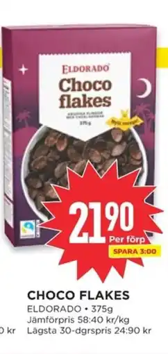 Willys ELDORADO Choco flakes erbjuda