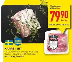 Willys Karré i bit erbjuda