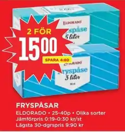 Willys ELDORADO Fryspåsar erbjuda