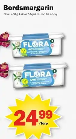 Pekås FLORA Bordsmargarin erbjuda