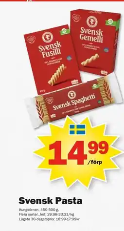 Pekås Kungsörnen Svensk Pasta erbjuda