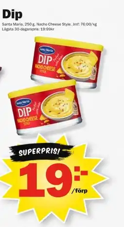 Pekås Santa Maria Dip erbjuda