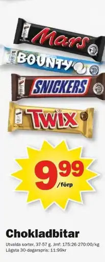Pekås Chokladbitar erbjuda