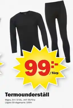 Pekås Termounderställ erbjuda