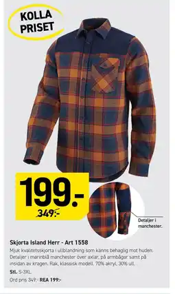 Engelsons Skjorta Island Herr - Art 1558 erbjuda