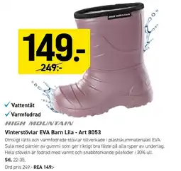 Engelsons Vinterstövlar EVA Barn Lila - Art 8053 erbjuda