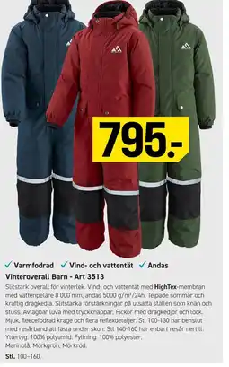 Engelsons Vinteroverall Barn - Art 3513 erbjuda