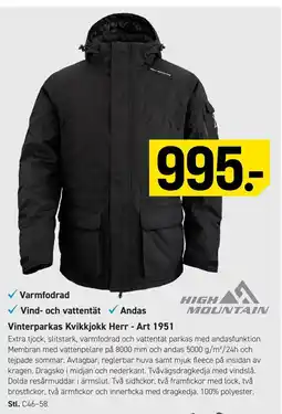 Engelsons Vinterparkas Kvikkjokk Herr - Art 1951 erbjuda