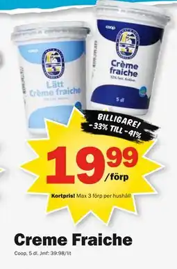 Pekås Creme Fraiche, Medlemspris erbjuda