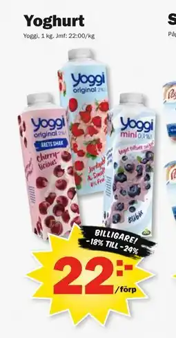 Pekås Yoghurt erbjuda