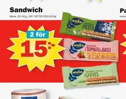 Pekås Sandwich erbjuda