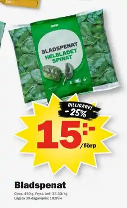 Pekås Bladspenat erbjuda