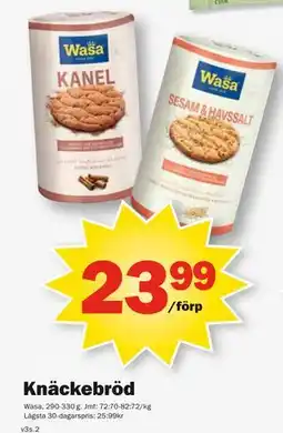 Pekås Knäckebröd erbjuda