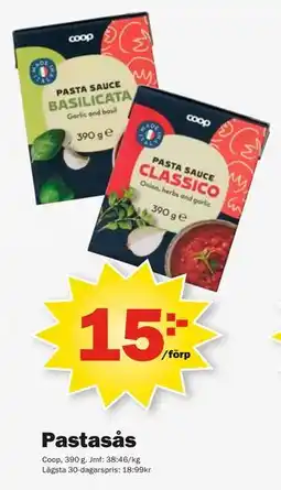 Pekås Pastasås erbjuda
