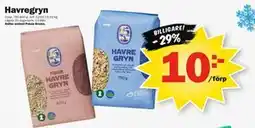 Pekås Havregryn erbjuda