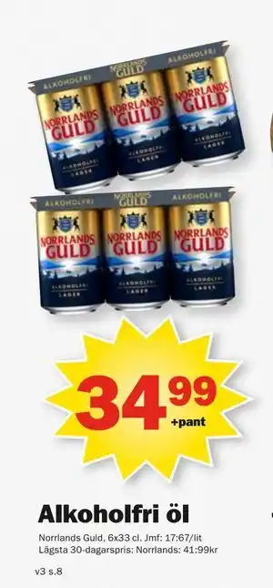 Pekås Alkoholfri öl erbjuda