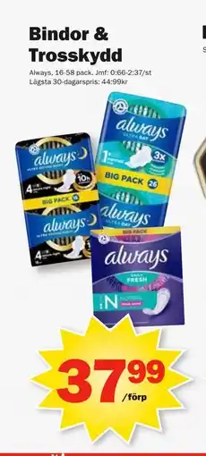 Pekås Bindor & Trosskydd erbjuda