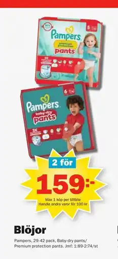 Pekås Blöjor erbjuda