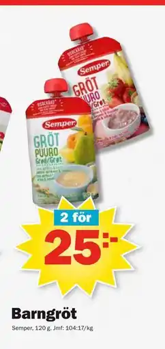 Pekås Barngröt erbjuda