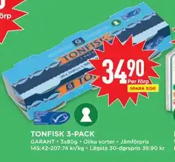 Willys TONFISK 3-PACK erbjuda