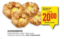 Willys WIENERBRÖD, Medlemspris erbjuda