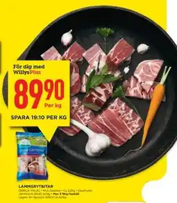 Willys LAMMGRYTBITAR, Medlemspris erbjuda