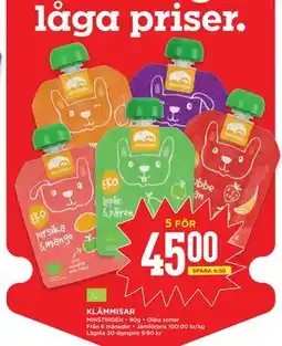 Willys KLÄMMISAR erbjuda