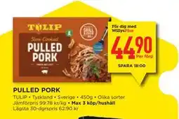 Willys Hemma PULLED PORK, Medlemspris erbjuda