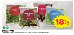 Coop Daglivs SALLAD I PÅSE erbjuda