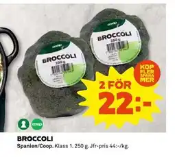 Coop Daglivs BROCCOLI erbjuda