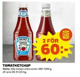 Coop Daglivs TOMATKETCHUP erbjuda