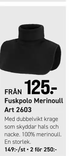 Engelsons Fuskpolo Merinoull Art 2603 erbjuda